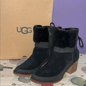 UGG Women's Black Heeled Boots